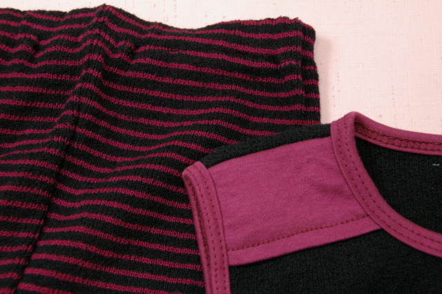 ヘンケルのTシャツスーツ Ｌ黒紫（PG94046）